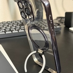 美品！iPhone15promax　256GB ブラックチタニウム SIMフリー　おまけ付き　の画像