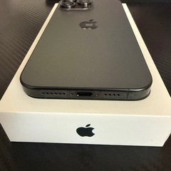 美品！iPhone15promax　256GB ブラックチタニウム SIMフリー　おまけ付き　の画像