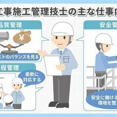高収入　日当18000〜　現場管理補助のお仕事　日当日払いOK！の画像