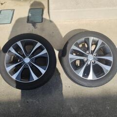 165/55r15 アルミホイール付き夏タイヤセットの画像