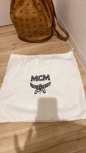 値下げ交渉NGレトロ可愛いMCMの巾着バッグ