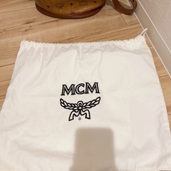 値下げ交渉NGレトロ可愛いMCMの巾着バッグの画像