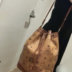 値下げ交渉NGレトロ可愛いMCMの巾着バッグの画像