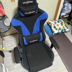 GALAXHERO　ゲーミング座椅子　青