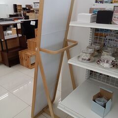 ★ジモティ割あり★ IKEA 姿見 ナチュラルブラウン H164.5×D50×W52 クリーニング済み HJ4523の画像