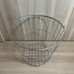 無印良品 ステンレスランドリーバスケットの画像