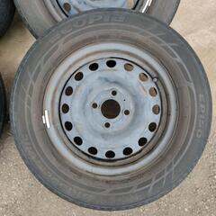 夏タイヤ鉄ホイール付4本の画像