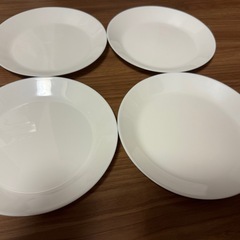 平皿直径19cm×4枚＆ボウル皿直径15cm×4枚セット