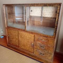 昭和レトロ茶箪笥　サイズ約103cm×37.5cm　高さ約92.5cm