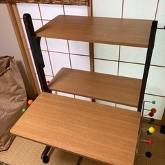 パソコン机　プリンター置き
