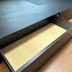 クイーンベッド　フレーム　引き出し付きの画像