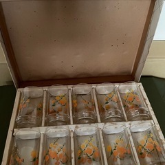 アデリア　花柄タンブラー　昭和レトロ　未使用　当時物　長期保管品...