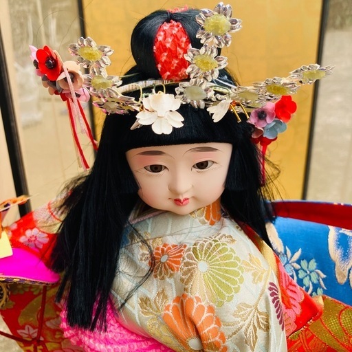 八重垣姫　日本人形