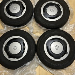 走行距離5900㎞　N-VANSTYLE FANターボの純正タイ...