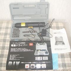 【お渡し予約中】新品　コードレス＆充電式ドライバー　動作確認のた...