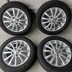 ☆バリ溝・2022年製スタッドレス☆　WEZEN　14インチ　4.5J　PCD100　4穴　ET45　ハブ径約67　YOKOHAMA iceGUARD ig70 155/65R14【シーズン前につき値下げ中】