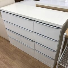 ★ジモティ割あり★ 近藤産業 キッチンカウンター ホワイト H9...