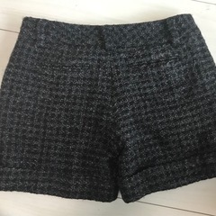 新品タグ付き チェック柄　le.coeur blancルクールブラン ツイードショートパンツ38 Mの画像