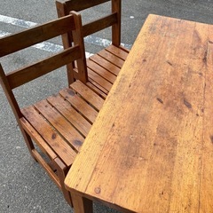 リアルカントリーダイニングセットの画像