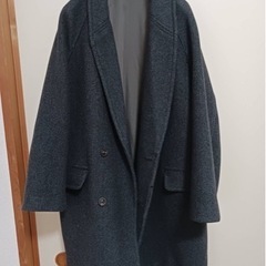 shiun ショールカラーウールコート XS ポリエステルショールカラーミドルタケコート|allureville