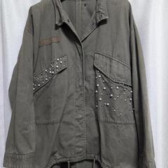 Zara カーキ　ジャケット