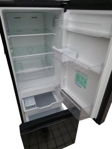 【売り切れ】ハイセンス　ノンフロン冷凍冷蔵庫　AT−RF160−BK　2021年製