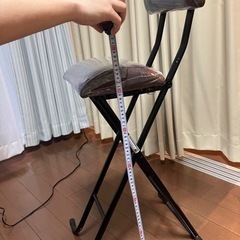 【オシャレ】ハイチェア　折り畳みの画像