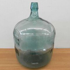 特大 デミジョンボトル アンティーク ガラス瓶 古道具 昭和レトロ 斗瓶