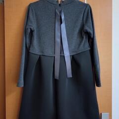 韓国子供服　グレーワンピースの画像