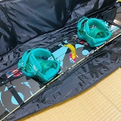 【値下げしました！】スノーボード　板・ケースセット　レディースの画像