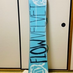 【値下げしました！】スノーボード　板・ケースセット　レディースの画像