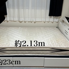 ダブルベッド　　　フレームのみの画像