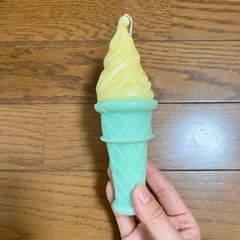 ろうそく　キャンドル　ソフトクリームの画像