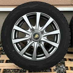 軽自動車用スタッドレスタイヤ　アルミホイール付き　