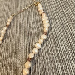 ハンドメイド　パールネックレスの画像