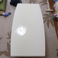 【美品】白いローテーブルの画像