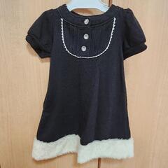 【エニィファム】ワンピース 100cm ラメ加工の画像