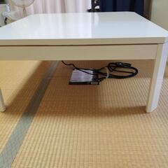 【一人暮らし】白いコタツの画像