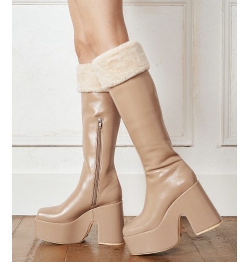 ダーリッチ　ファープラットフォームロングブーツ XL