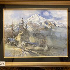 【受渡完了】風景画 榎本良一 磐梯山 12号