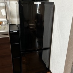 1,2人用 三菱 冷蔵庫 ブラック