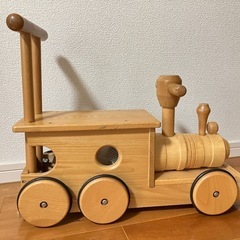 KOIDE コイデ 汽車ポッポ 木輪 手押し車 日本製の画像