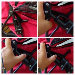 ☆新品未使用!小型犬.中型犬用ペットカート3輪(値下げしました)の画像