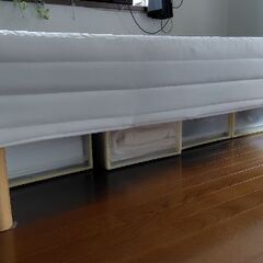 【無印良品】脚付きマットレスフレームのみ（セミダブル）の画像