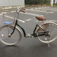 カゴ付き自転車・26インチ