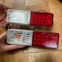 ジムニーJA12用リアバンパー　ライト付きの画像