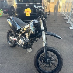 商談中　dトラッカーx カスタム車モンスターエナジー スーパーモタード バイクの画像