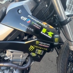 商談中　dトラッカーx カスタム車モンスターエナジー スーパーモタード バイクの画像