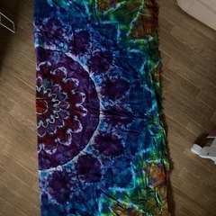 100% Handmade psydye大判バティック布新品