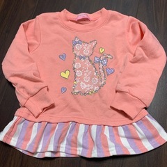 キッズ100  トレーナー2枚セットの画像